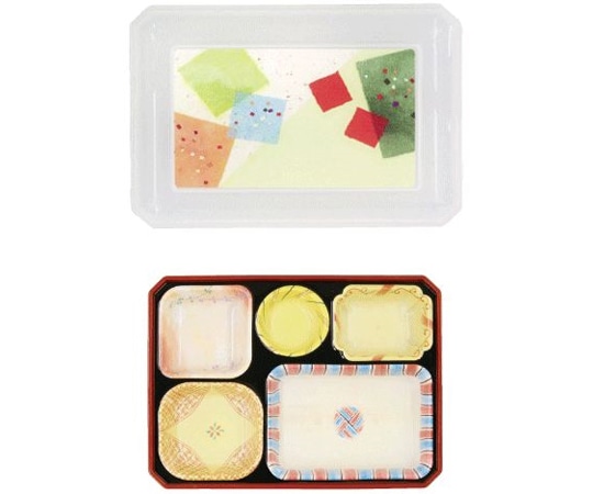 Daiwa 旬彩副食容器 小 本体(B柄マロン)蓋(クロ)セット SFI-1800B 1個(ご注文単位1個)【直送品】