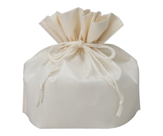 三和 不織布パッケージ用巾着 アイボリー 1ケース(1000枚入) 3023-2 1ケース（ご注文単位1ケース）【直送品】