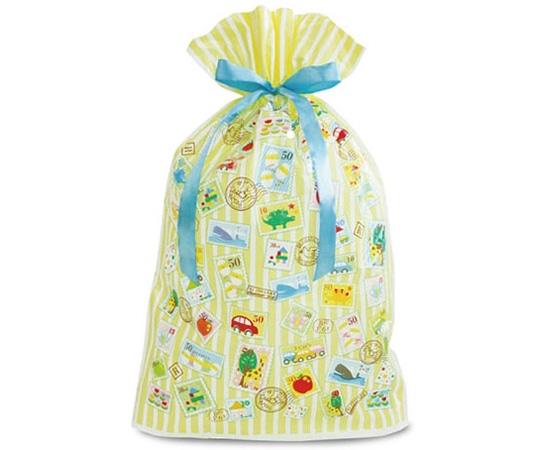 ベルベ ラッピング リボン付ギフトバッグ プチスタンプ 大 200枚 4025 1ケース（ご注文単位1ケース）【直送品】