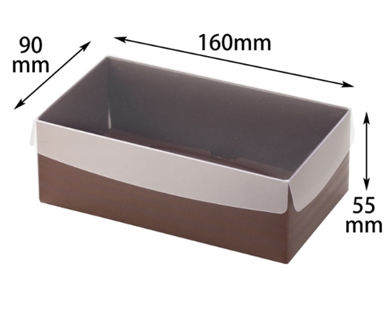 ヤマニパッケージ 贈答箱 Cスクエア55ロング(S) 100枚 16-236 1ケース（ご注文単位1ケース）【直送品】
