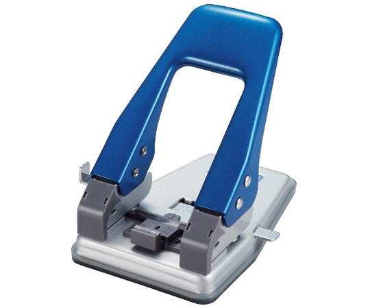 オープン工業 2穴パンチ 青 穴あけ枚数42枚 PU-80N-BU 1台(ご注文単位1台)【直送品】