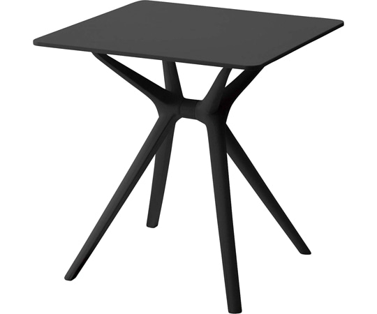 東谷 テーブル ブラック CL-484BK 1個（ご注文単位1個）【直送品】