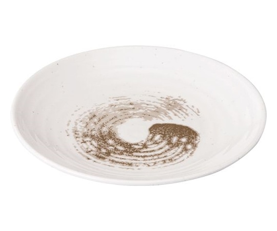 Daiwa 丸皿 中 渦刷毛目(うずはけめ)錆(さび) YD-13-US 1個(ご注文単位1個)【直送品】