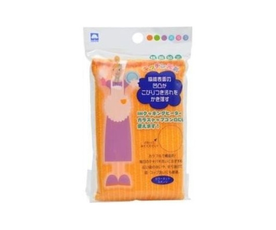 キクロン カラーネット スポンジ イエロー  1個（ご注文単位1個）【直送品】