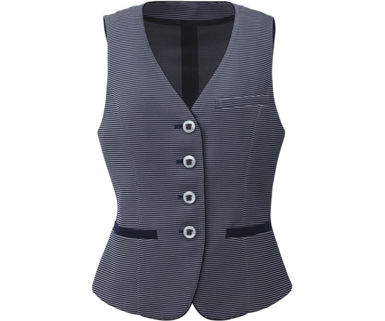 カーシーカシマ ENJOY ベスト MARINE BORDER ネイビー 5号 ESV619 1枚（ご注文単位1枚）【直送品】