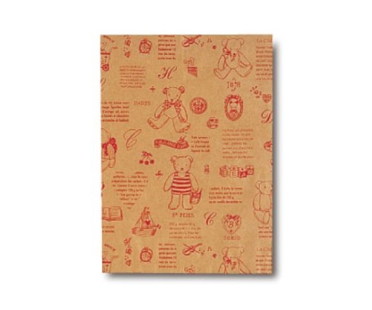 ベルベ 紙袋 小袋 ベアコレクション(レッド) 5号 1000枚 2742 1ケース(ご注文単位1ケース)【直送品】