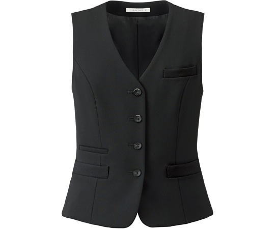 ボンマックス ベスト BCV1108 ブラック 13号  1枚（ご注文単位1枚）【直送品】