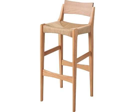 東谷 ペーパーコードハイチェア ナチュラル ACE-74NA 1個（ご注文単位1個）【直送品】