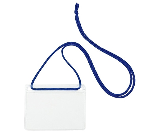 オープン工業 吊り下げ名札 名刺用 10枚 青 NL-11-BU 1袋(ご注文単位1袋)【直送品】