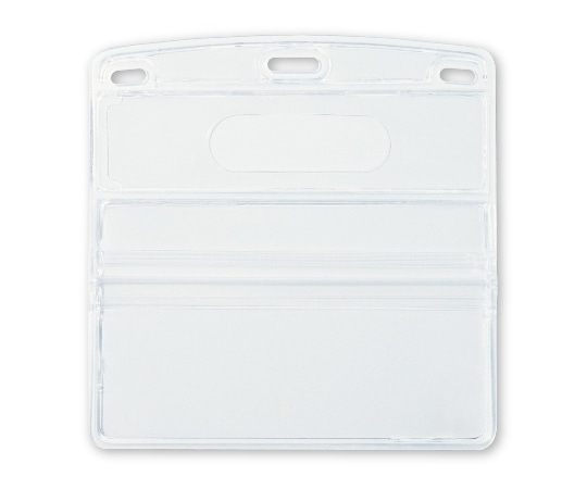 オープン工業 名札用ケース ソフトヨコ名刺 見出し付 10枚 NX-118 1袋(ご注文単位1袋)【直送品】