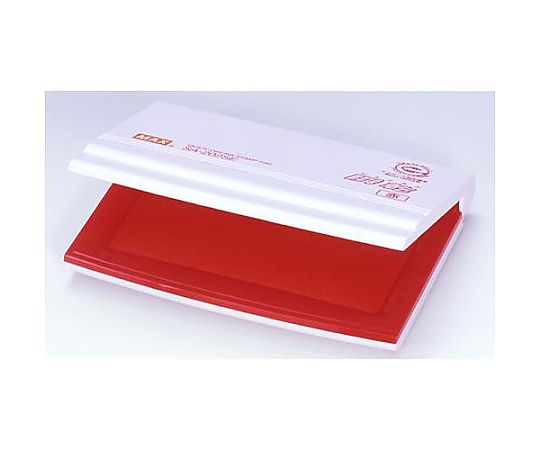 エスコ 112x82x16mm [赤]瞬乾スタンプ EA762AE-6 1個(ご注文単位1個)【直送品】