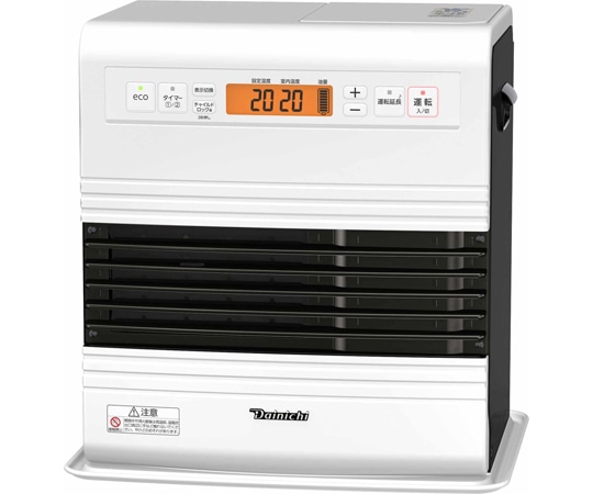 ダイニチ工業 木造10畳用石油ファンヒーター スノーホワイト FW-3724GR(W) 1個(ご注文単位1個)【直送品】