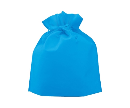 三和 不織布巾着 (大)パステルブルー 1ケース(1000枚入) SW2528-30 1ケース（ご注文単位1ケース）【直送品】