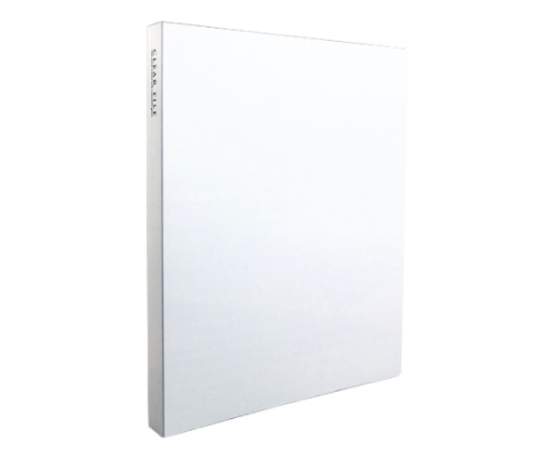 セキセイ クリヤーファイル 高透明 ホワイト KP-2514-70 1冊(ご注文単位1冊)【直送品】