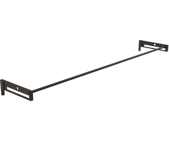 オークス ランドリーホルダー&ポールセット L 1本 ブラック TGS52008BK 1台(ご注文単位1台)【直送品】