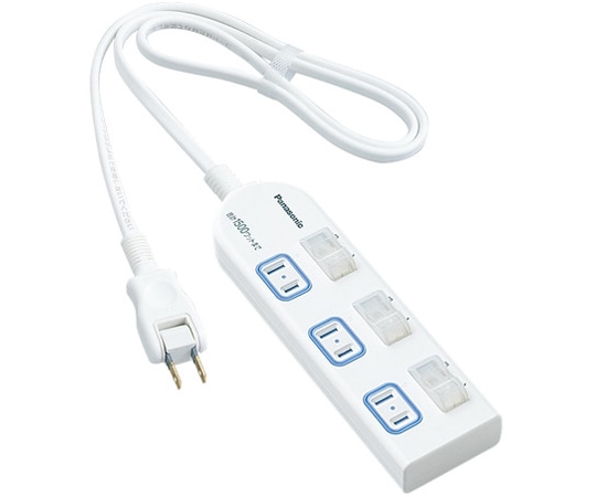 パナソニック ザ・タップX 3コ口 1m 個別防水スイッチ WHA25134WP 1個(ご注文単位1個)【直送品】