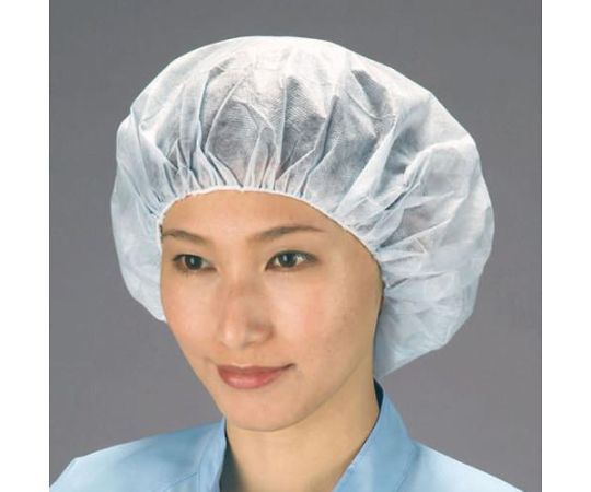 エスコ [青]クリーンキャップ(100枚) EA355AB-5C 1箱 (ご注文単位1箱)【直送品】