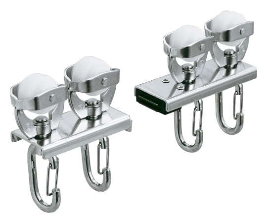 岡田装飾金物 D40マグネットランナー(両開)ワンタッチランナーSタイプ 15Y24 1組(ご注文単位1組)【直送品】