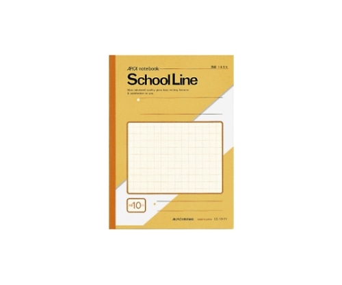 アピカ スクールライン セミB5 10mm方眼 黄 LS10-1Y 1冊(ご注文単位1冊)【直送品】