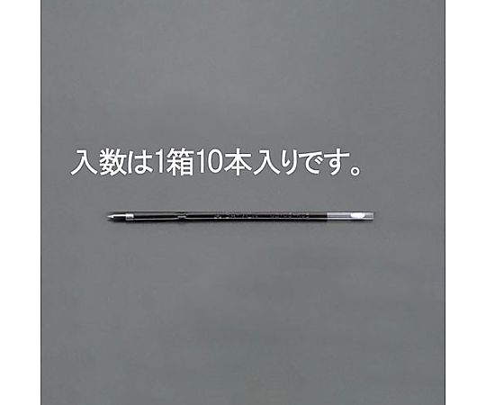 エスコ 1.0/3.0x121mm ボールペン替芯(黒・10本) EA765MG-164 1箱(ご注文単位1箱)【直送品】