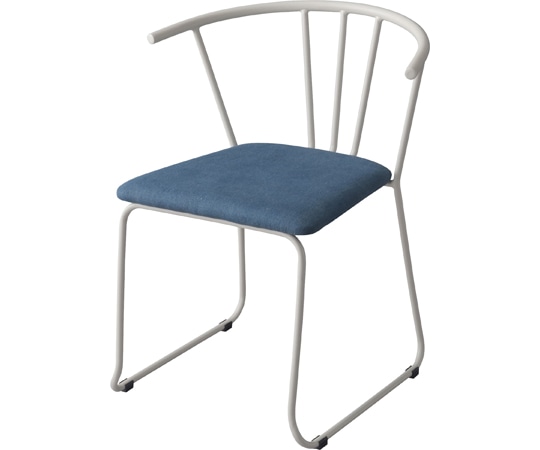 東谷 アームチェア インディゴ TEC-74 1個（ご注文単位1個）【直送品】