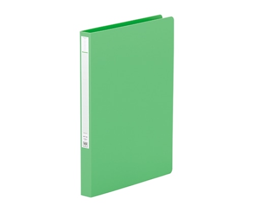 LIHITLAB パンチレスファイル<HEAVY DUTY> 5黄緑 F-367 F367-5 1冊(ご注文単位1冊)【直送品】