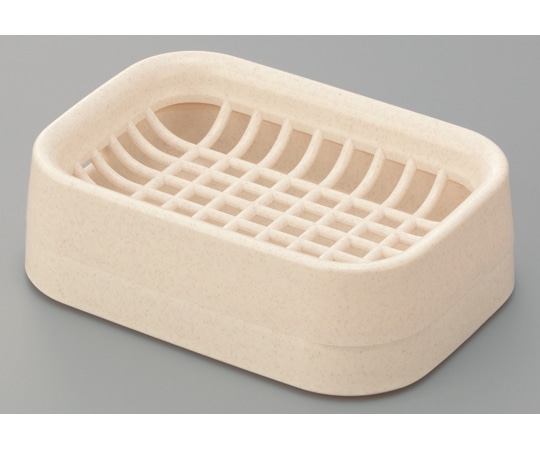 イノマタ化学 石ケン台 ファイバーアイボリー #2204 1個（ご注文単位1個）【直送品】