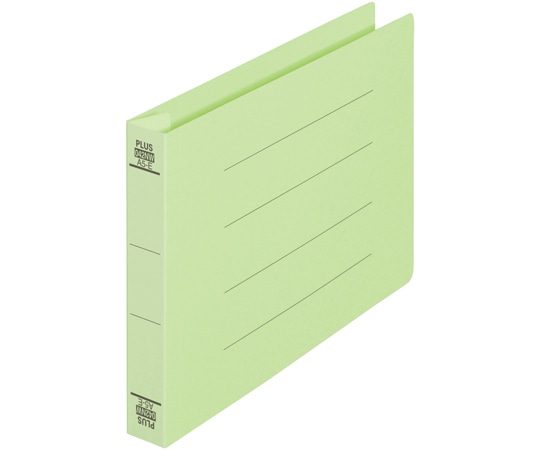 プラス フラットファイル 厚とじ300 A5-E グリーン No.042NW GR 1冊(ご注文単位1冊)【直送品】