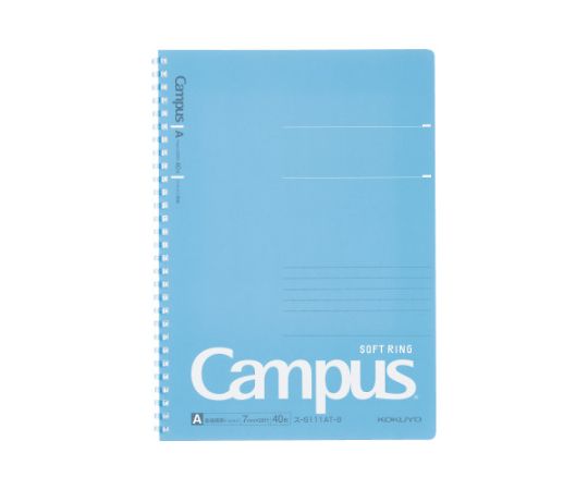 コクヨ キャンパスソフトリングドット罫40枚B5 青 ス-S111AT-B 1冊（ご注文単位1冊）【直送品】