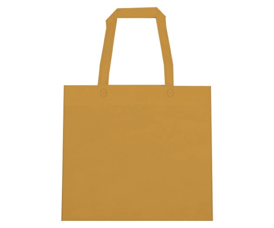 三和 不織布手提げバッグ マスタード 1ケース(500枚入) SW3835-8 1ケース（ご注文単位1ケース）【直送品】