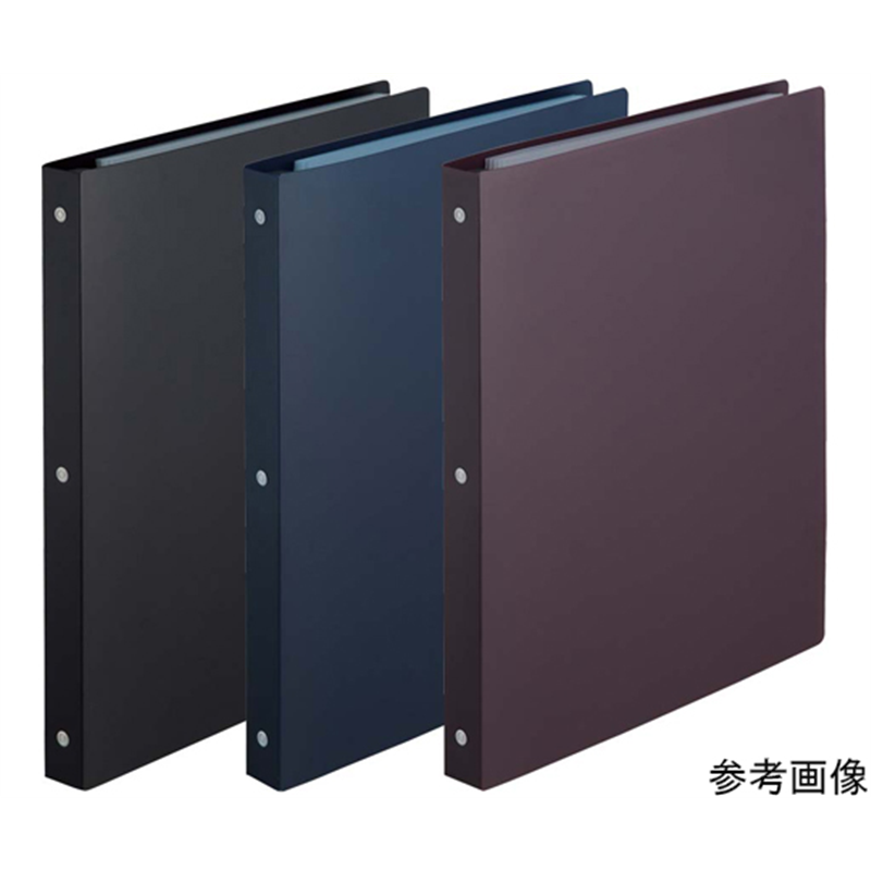 LIHITLAB SELFANA クリヤーブック<ポケット交換式> A4 ピュアブラック N7200-24 1冊（ご注文単位1冊）【直送品】