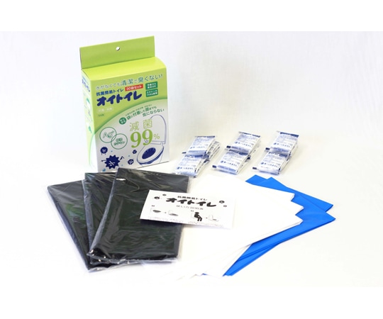 アズワン 抗菌簡易トイレ オイトイレ 30回分×10箱入 WPB-OT-030 1ケース(ご注文単位1ケース)【直送品】