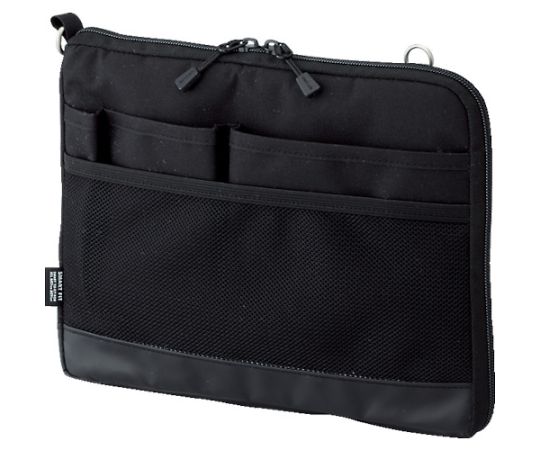 LIHITLAB A5バッグインバッグ(ヨコ型) ブラック A7680-24 1個(ご注文単位1個)【直送品】