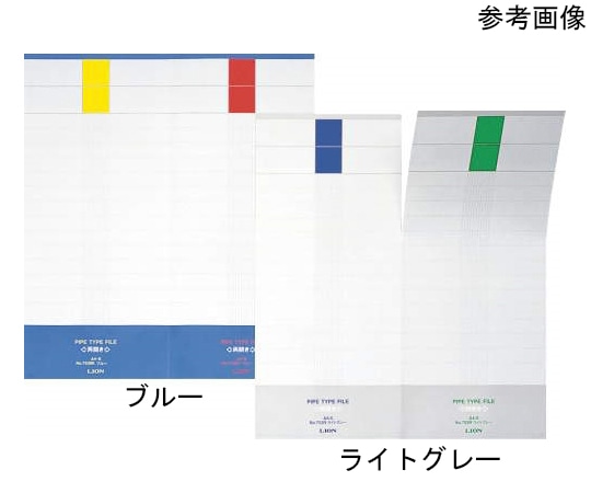 ライオン事務器 背紙パイプ式ファイルNo.763R・RK用 パイプ式ファイル両開き〈環境〉 1パック(5枚入)  1パック(ご注文単位1パック)【直送品】