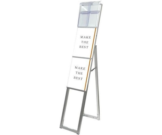 常磐精工 イージーリンクスタンド看板 A4 縦2片面 パンフレットケース 屋外用 ELSK-A4T2K-PCG 1個(ご注文単位1個)【直送品】