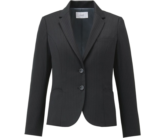 カーシーカシマ ENJOY ジャケット HIGH STRETCH WOOL ブラック 15号 EAJ711 1枚（ご注文単位1枚）【直送品】