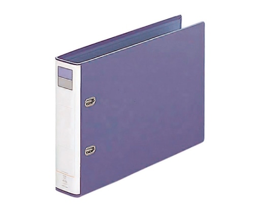 LIHITLAB D型リングファイル ブルーバイオレット F753 1冊(ご注文単位1冊)【直送品】