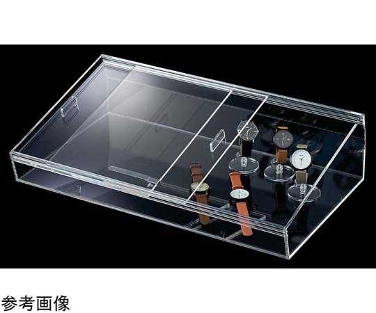 アズワン 引き戸式アクリルショーケース W59.8cm 61-779-89-2 1個（ご注文単位1個）【直送品】