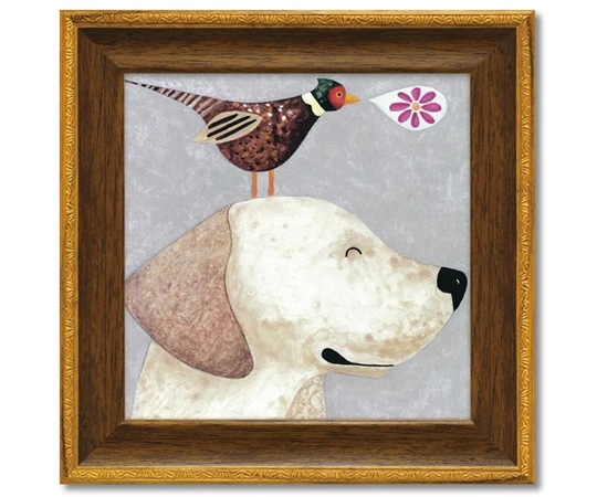 ユーパワー ミニゲル アートフレーム ジャネット ネルソン｢フェザント ミーチュー｣ JN-02007 1個（ご注文単位1個）【直送品】