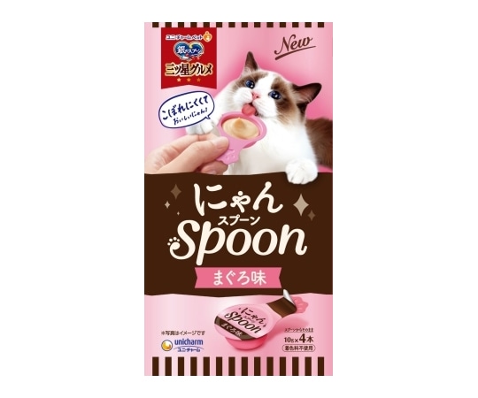 ユニ・チャーム 銀のスプーン 三ツ星グルメ おやつにゃんSpoon まぐろ味 40g  1個（ご注文単位1個）【直送品】