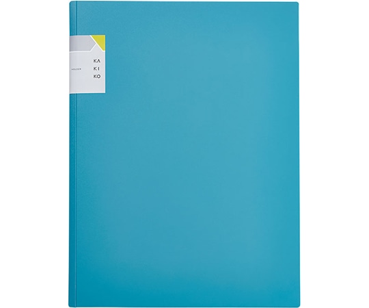 キングジム カキコホルダー 2ポケット 水色 8647 1冊(ご注文単位1冊)【直送品】