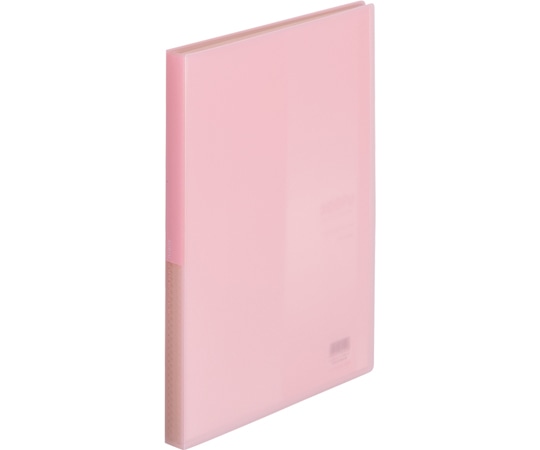 LIHITLAB SOERU クリヤーブック A4S型 ポケット40枚 ピンク N8102-12 1冊(ご注文単位1冊)【直送品】