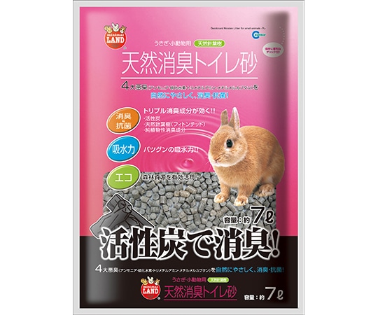 マルカン 天然消臭トイレ砂 7L MR-597 1個（ご注文単位1個）【直送品】