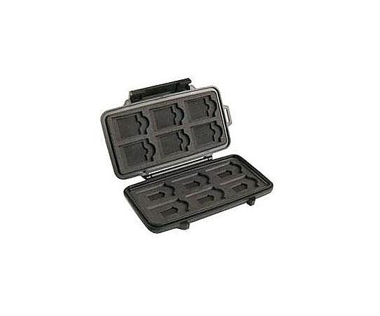 エスコ 122x57x14mm メモリーカードケース(防水/SDカード) EA759Z-11T 1個(ご注文単位1個)【直送品】