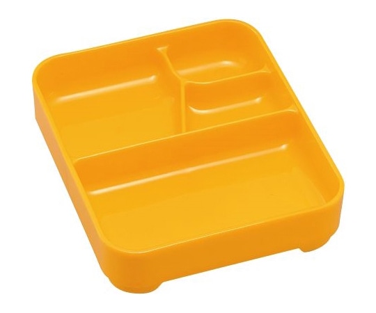 Daiwa DX幼稚園弁当容器 本体 蓋セット イエロー No.120 1個(ご注文単位1個)【直送品】