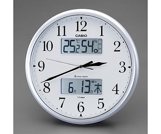 エスコ φ350mm [電波]掛時計 EA798CD-7B 1個(ご注文単位1個)【直送品】