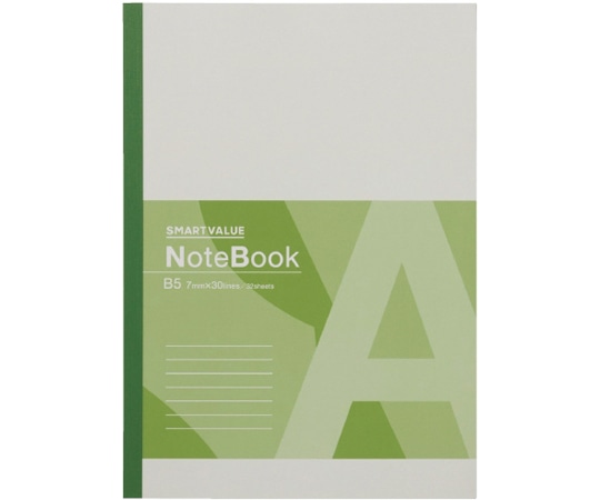 ジョインテックス 再生紙ノート セミB5 無線とじ A罫7mm 10冊入 P065J-10 1パック(ご注文単位1パック)【直送品】