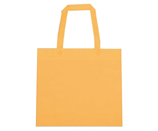 三和 不織布手提げバッグ パステルオレンジ 1ケース(500枚入) SW3835-18 1ケース（ご注文単位1ケース）【直送品】