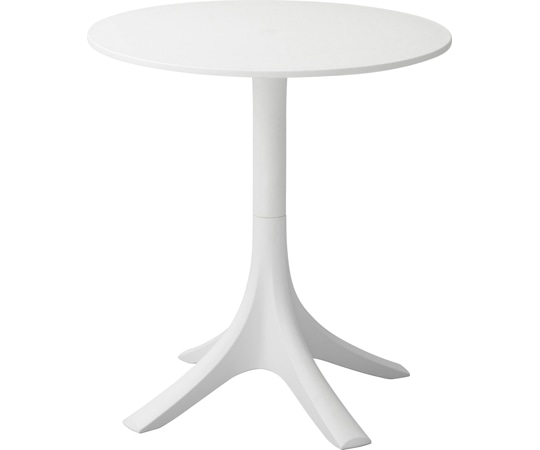 東谷 カフェテーブル ホワイト CL-490WH 1個（ご注文単位1個）【直送品】