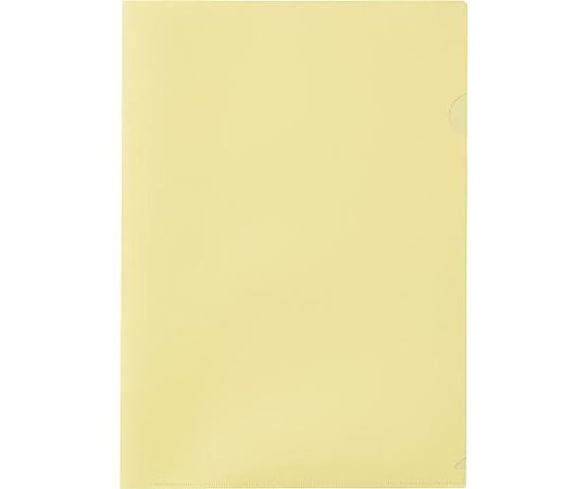 カウネット カラークリヤーホルダーパステル イエロー 1パック(10枚入) 4637-3137 1パック(ご注文単位1パック)【直送品】